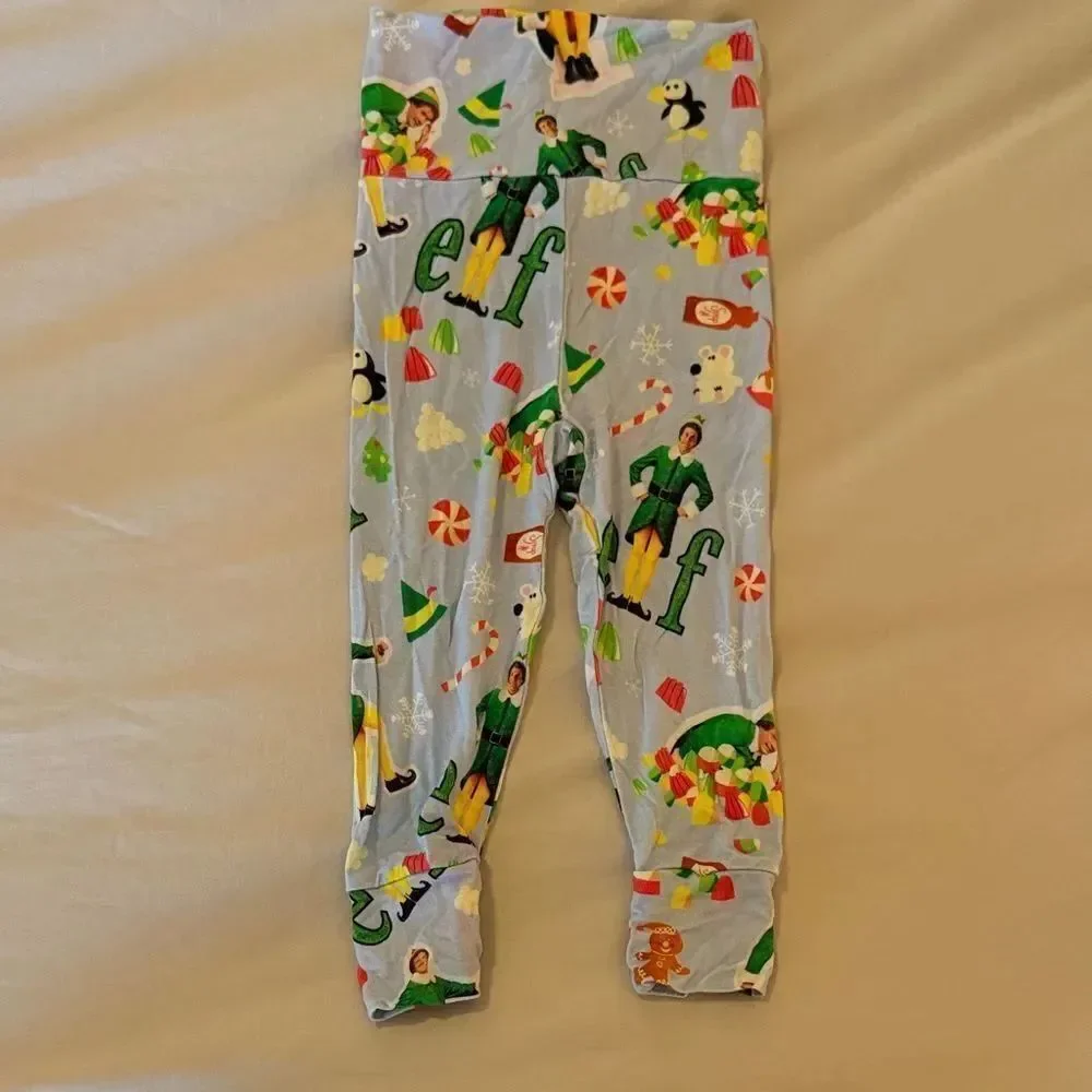 Bums and Roses Buddy The Elf Long Sleeve Pajama Set